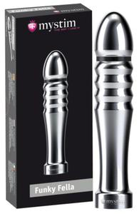 ALUMINIOWE DILDO DO ELEKTROSTYMULACJI MYSTIM FUNKY FELLA - 2860546779