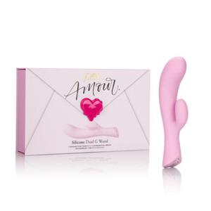 SILIKONOWY WIBRATOR AMOUR JOPEN - DUAL G WAND USB - 2860546951