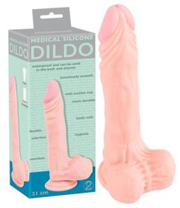 REALISTYCZNE DILDO MEDICAL SILICONE DILDO 21 CM