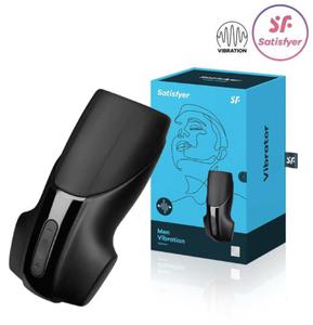 MASTURBATOR SATISFYER MEN VIBRATION 14 WIBRACJI 2 SILNIKI USB - 2860547161