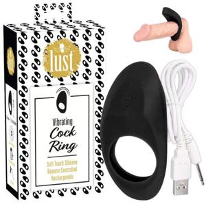 WIBRUJCY PIERCIE NA PENISA VIBRATING COCK RING LUST - 2860547173