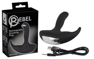 STYMULATOR PROSTATY KNOCKING PLUG REBEL USB