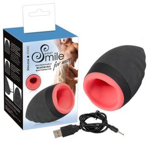 MASTURBATOR Z FUNKCJ GRZANIA I WIBRACJI USB - 2860547209