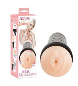 REALISTYCZNY MASTURBATOR CIPKA W TUBIE NATURE SKIN - 2860547672