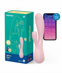 ELASTYCZNY WIBRATOR SATISFYER MONOFLEX 2 SILNIKI - 2860547691