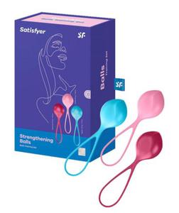 ZESTAW 3 KULEK GEJSZY SATISFYER BALLS 3 SINGLE SET - 2860547731