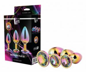 ZESTAW ALUMINIOWYCH KORKW GLEAMING LOVE MULTICOLOUR - 2865110071