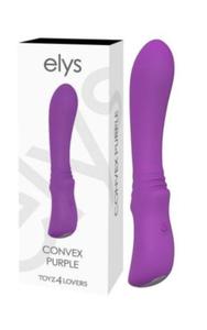 BARDZO ELASTYCZNY WIBRATOR ELYS CONVEX PURPLE USB - 2867445249