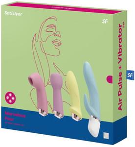 ZESTAW 4 STYMULATORW SATISFYER MARVELOUS FOUR USB - 2867661614