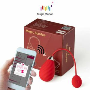 WIBRUJCE JAJKO MAGIC SUNDAE STEROWANE TELEFONEM - 2868571663