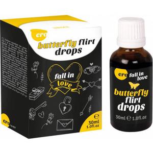 KROPLE NA LIBIDO ERO HOT BUTTERFLY FLIRT DROPS 30 ML - 2868836096