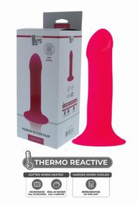 TERMOREAKTYWNE DILDO PREMIUM SILICONE I SILEXPAN 7 CALI - 2871134625