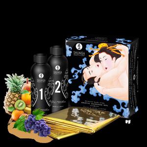 EROTYCZNY ZESTAW DO MASAU SHUNGA - EXOTIC FRUITS - 2872858569