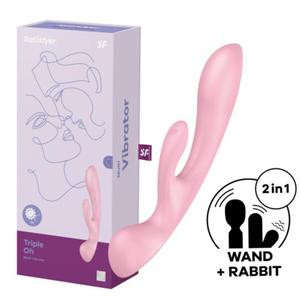 TRIPLE OH WSZECHSTRONNY WIBRATOR SATISFYER 3 SILNIKI - 2873749132