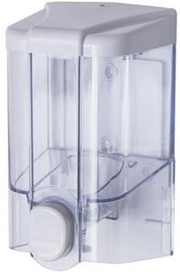 Manualny dozownik myda w pynie JET 500 ml Przejrzysty - przezroczysty dozownik na mydo - 2844489194