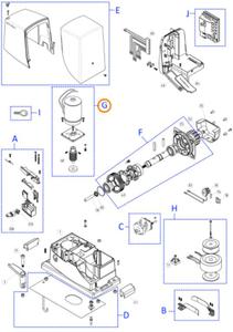 PRRB01C silnik kompletny (ze slimakiem) RB1000 - 2860969350