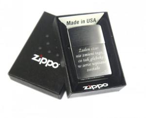 Zapalniczka ZIPPO Brush GRAWER Zdjcia - 2877709836