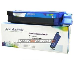 Toner do Oki C5650n C5650dn C5750n C5750dn cyan nowy zamiennik Oki 43872307 Cartridge Web (2k) - 2858196893