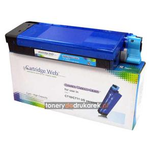 Toner do Oki C710 C711 cyan nowy zamiennik Oki 44318607 Cartridge Web (11.5k) - 2858196913