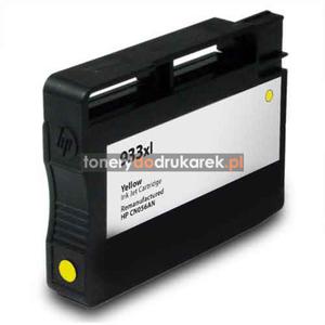 Tusz HP 933Y yellow zamiennik hp CN056AE HP Officejet HP Officejet 7110 6700 6600 6100 7610 7612 - 2858197945