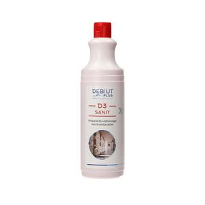 Debiut Plus Professional D3 Sanit - Preparat do codziennego mycia sanitariatw - 1 l - 2860040390