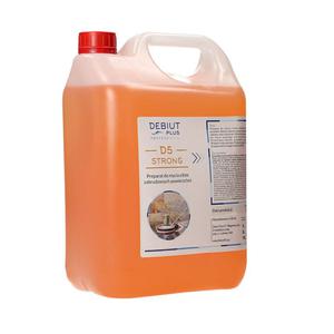 Debiut Plus Professional D5 Strong - Preparat do mycia silnie zabrudzonych powierzchni - 5 l - 2860040393