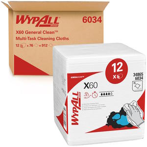 Kimberly-Clark Wypall X60 - ciereczki skadane, biae - 76 odcinkw - 2860040485