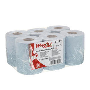 Kimberly-Clark Wypall Reach - Rczniki papierowe w rolce z centralnym odwijaniem, handel detaliczny i usugi - Niebieskie - 2860041191