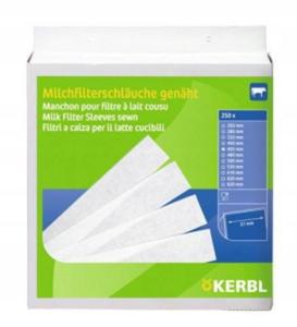 Filtr rurowy szyty do mleka 455x60 KERBL 250 szt. - 2864982551