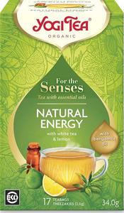 Herbata NATURALNA ENERGIA, z Bia Herbat, Cytryn i Bergamotk, Yogi Tea, 17 x 2 g - 2876307735