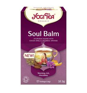 Herbata z uskami Kakaowymi, Herbat Rooibos, Pomaracz, SOUL BALM, Balsam dla Duszy, Yogi Tea - 2876307737