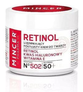 Retinol Ujdrniajcy, ptusty krem do twarzy 50+, MINCER PHARMA, 50 ml - 2876308435