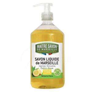 Mydo Marsylskie w pynie, WERBENA i CYTRYNA, Maitre Savon de Marseille, 500ml - 2876309476