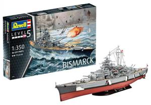 REVELL BATTLESHIP BISMARCK 05040 SKALA 1:350 - 2878391481