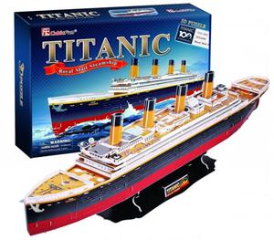 CUBICFUN PUZZLE 3D TITANIC 80CM 113 EL. 3+ - 2877577116