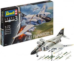 REVELL F-4J PHANTOM US NAVY 03941 SKALA 1:72