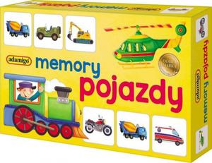 ADAMIGO GRA MEMORY PAMI POJAZDY MINI 3+