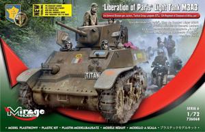 MIRAGE STUART M3A3 WYZWOLENIE PARY SKALA 1:72 - 2878580977