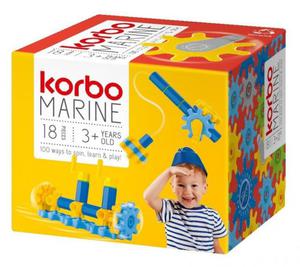 KORBO RUCHOME KLOCKI MARINE 18 EL. 4+ - 2862876359