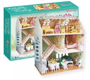 CUBICFUN PUZZLE 3D DOMEK DLA LALEK DREAMY 160EL. 8+ - 2878391695