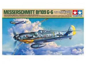 TAMIYA MESSERSCHMITT BF 109G-6 61117 SKALA 1:48 - 2876205293