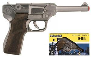 PULIO PISTOLET POLICYJNY GONHER 124/0 METALOWY 3+ - 2875641533