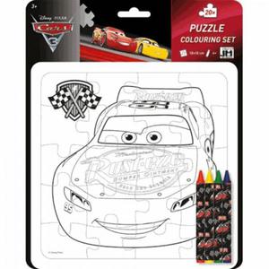 JIRI MODELS ZESTAW KREATYWNYCH PUZZLI CARS 3 AUTA 3 3+ - 2859920715