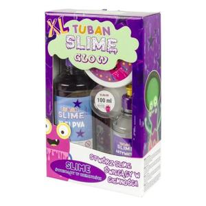 TUBAN MASA PLASTYCZNA SUPER SLIME GLOW IN THE DARK XL 6+ - 2873203959