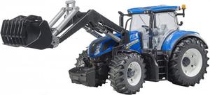 BRUDER TRAKTOR NEW HOLLAND T7.315 Z ADOWACZEM 3+ - 2877577346