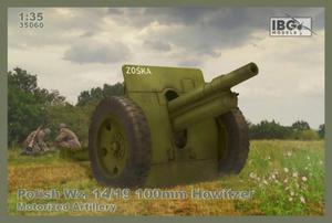 IBG POLISH WZ.14/19 100 MM HOWITZER-MOTORIZED AR 35060 SKALA 1:35 - 2878391788