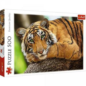 TREFL 500 EL. PORTRET TYGRYSA PUZZLE 6+ - 2877926296