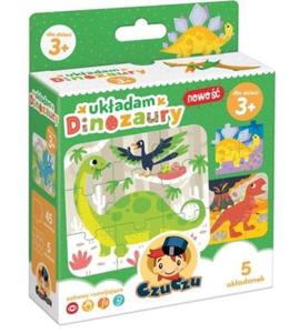 CZUCZU PUZZLE UKADAM DINOZAURY 3+ - 2869486351