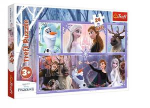 TREFL 24 MAXI EL. WIAT PEEN MAGII FROZEN 2 PUZZLE 3+ - 2877926308