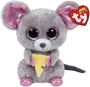 METEOR TY BEANIE BOOS SQUEAKER MYSZ Z SEREM 15CM 0M+ - 2878737048